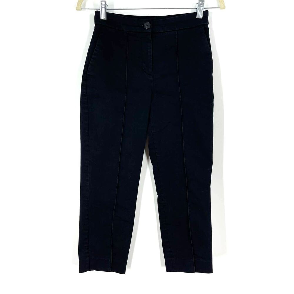 Express Black Crop Trouser Pants Women's Size XS
